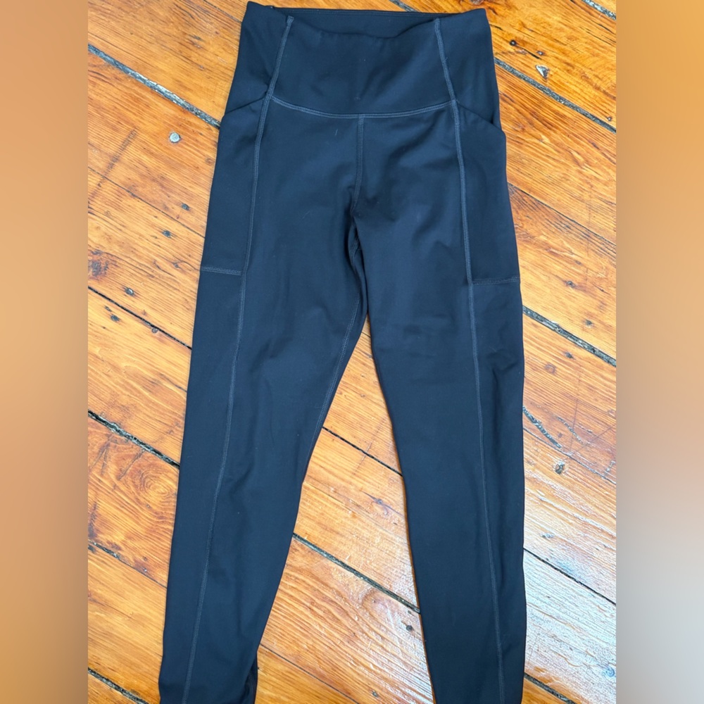 girlfriend collective Black 3/4 leggings